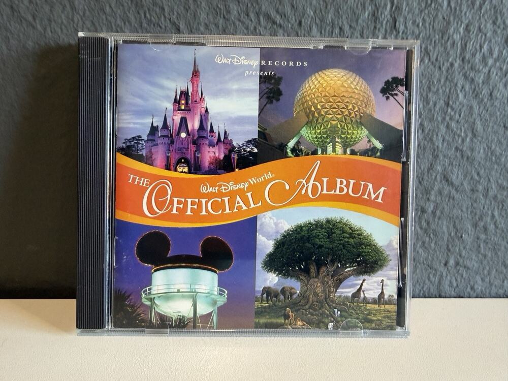 Vintage The Official Album Of Walt Disney World CD - Good Condition- Mickey